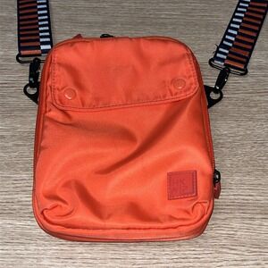 IHKWIP Crossbody Organizer Water-Repellant Exterior 9"x6.5"x2" Purse Orange